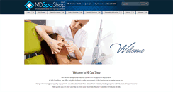 Desktop Screenshot of mdspashop.com